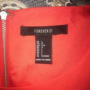 Forever 21 Loose Dress Orange